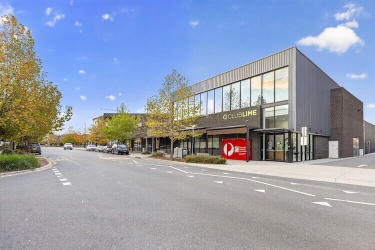 Daytime real estate photography of a commercial property in Canberra